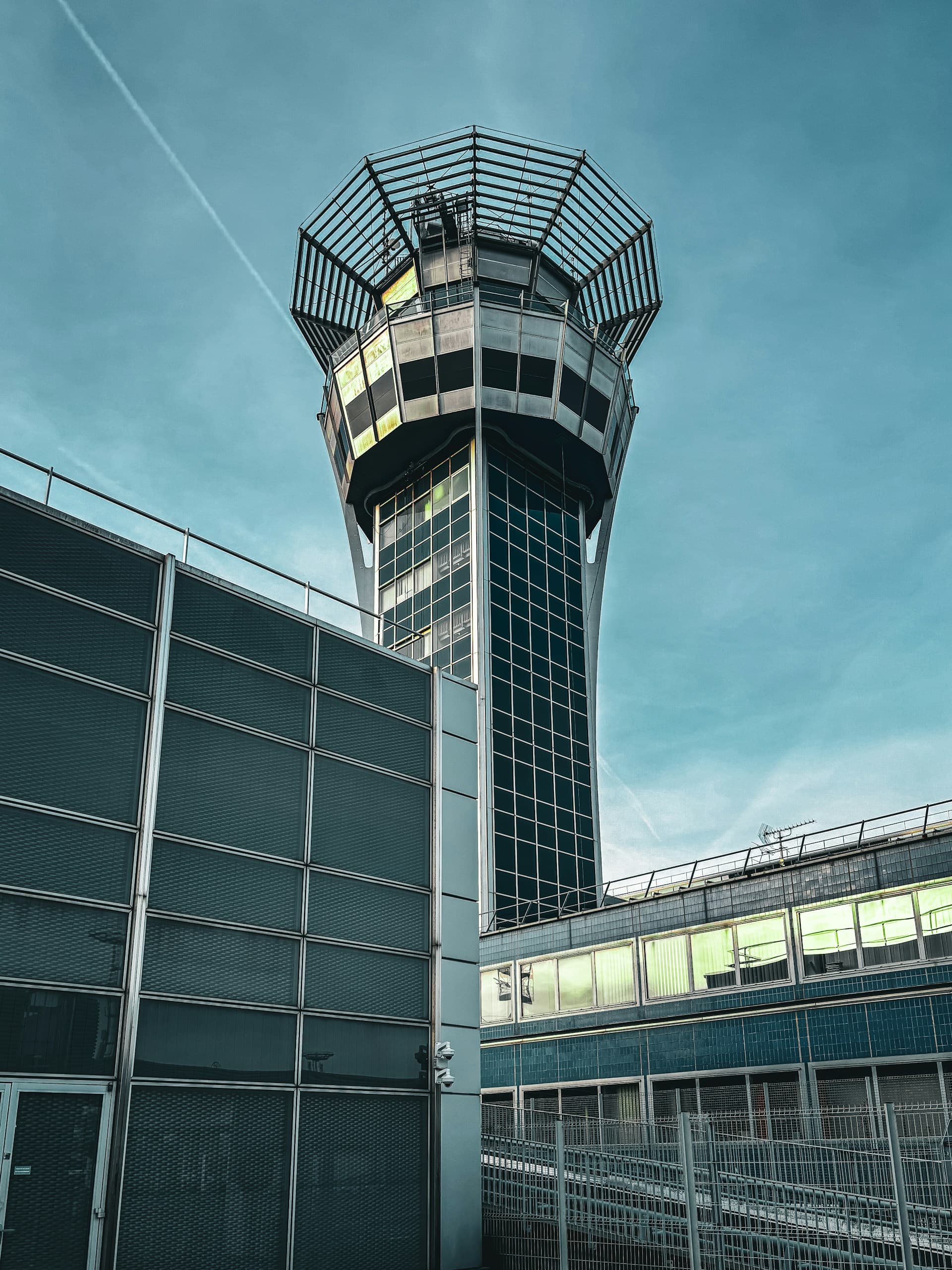 Modern air traffic control tower